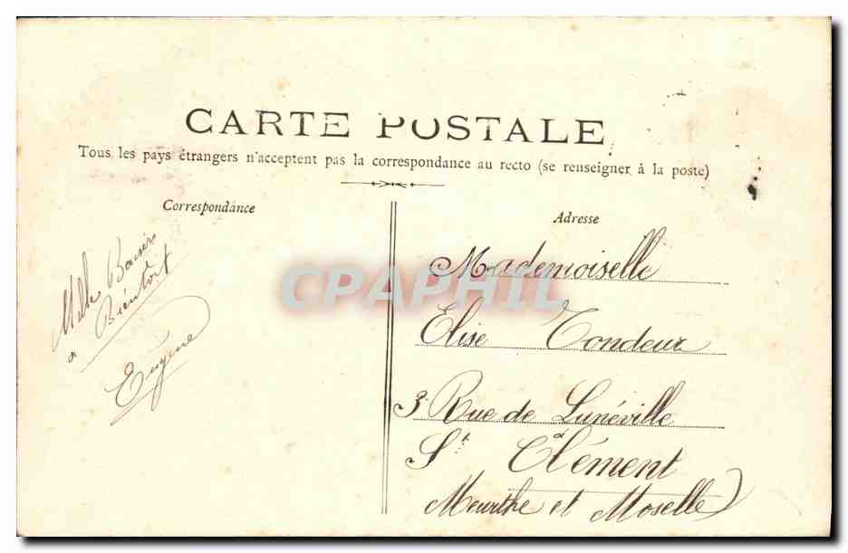 CPA Bateau Guerre Bonite Sous marin  — Verso