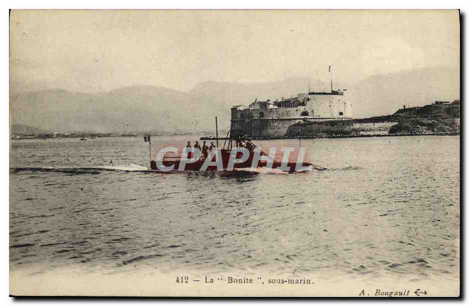 La "Bonite", sous-marin — A. Bougault, n° 412