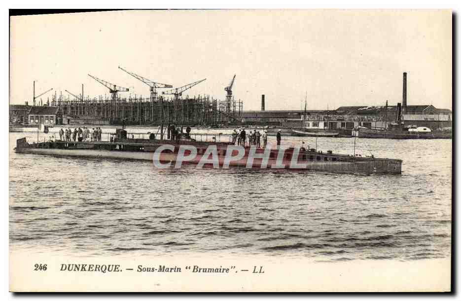 Dunkerque — Sous-Marin "Brumaire" — LL