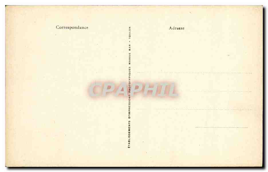 CPA Bateau Guerre sous marin Caiman  — Verso