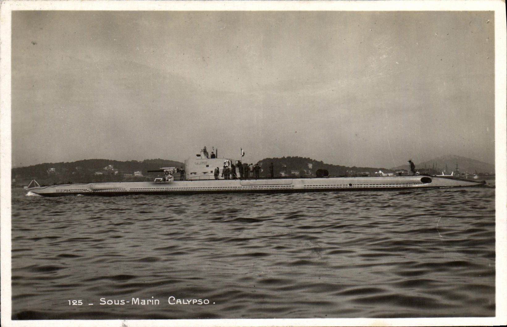 Sous-Marin Calypso — Édition Bonvet-Sourdey (Var) — n° 125