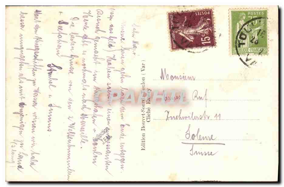 Sous-Marin Calypso — Édition Bonvet-Sourdey (Var) — n° 125 — Achterkant