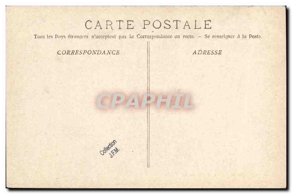 Le "Castor" sous-marin — La Pallice — A. Bougault n°458 — Verso