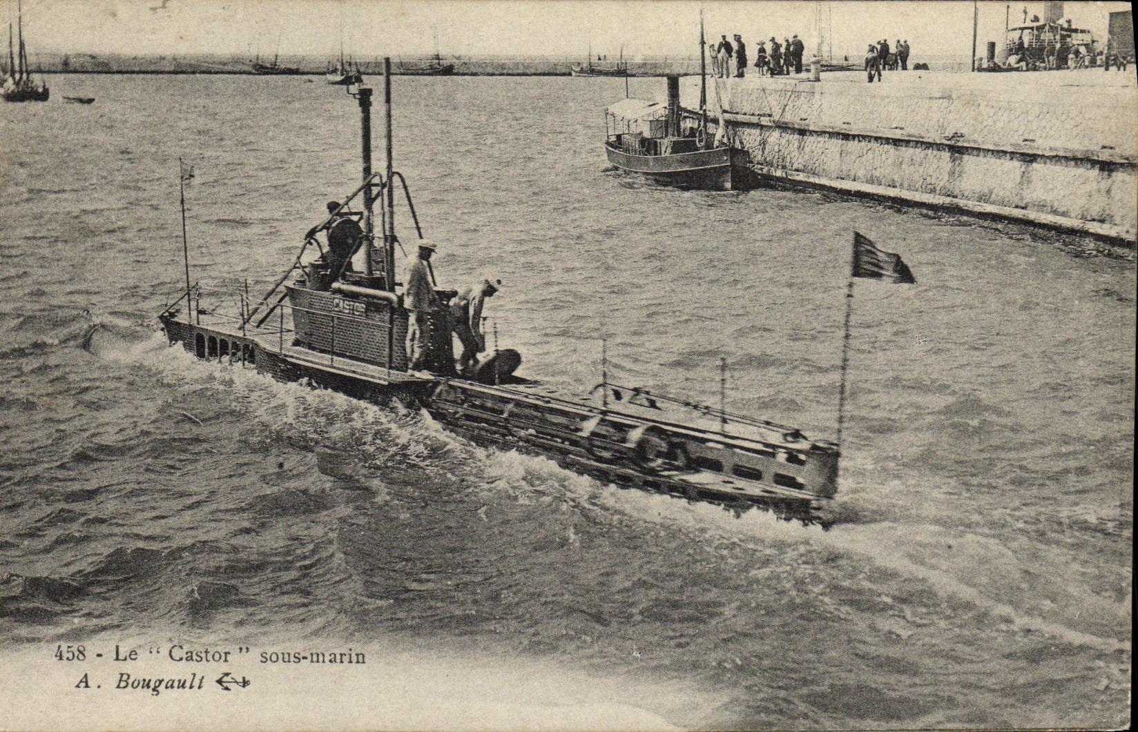 Le "Castor" sous-marin — A. Bougault, n° 458