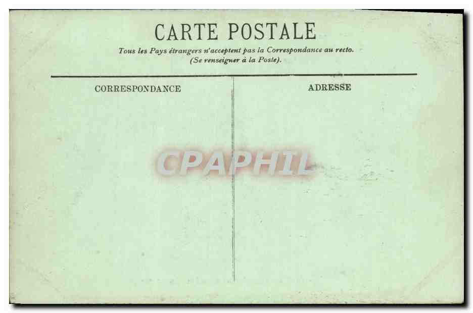 CPA Bateau Guerre Sous marin attendant les ordres — Verso