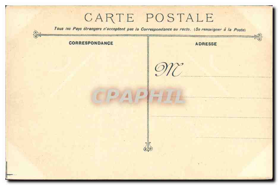 Marine Militaire Française — Torpilleur Submersible DORADE, n° R. 1044 — édition non identifiée — Verso