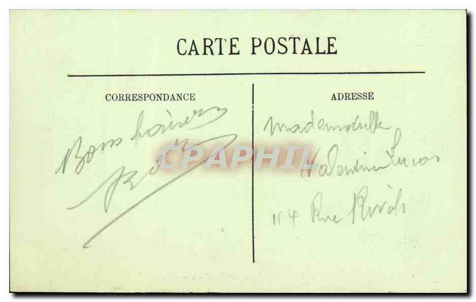Calais — Le Sous-Marin 'Germinal' rentrant au Port — LL. n°170 — Verso