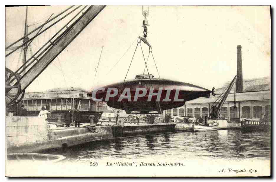Le 'Goubet', Bateau Sous-marin — A. Bougault, n° 526
