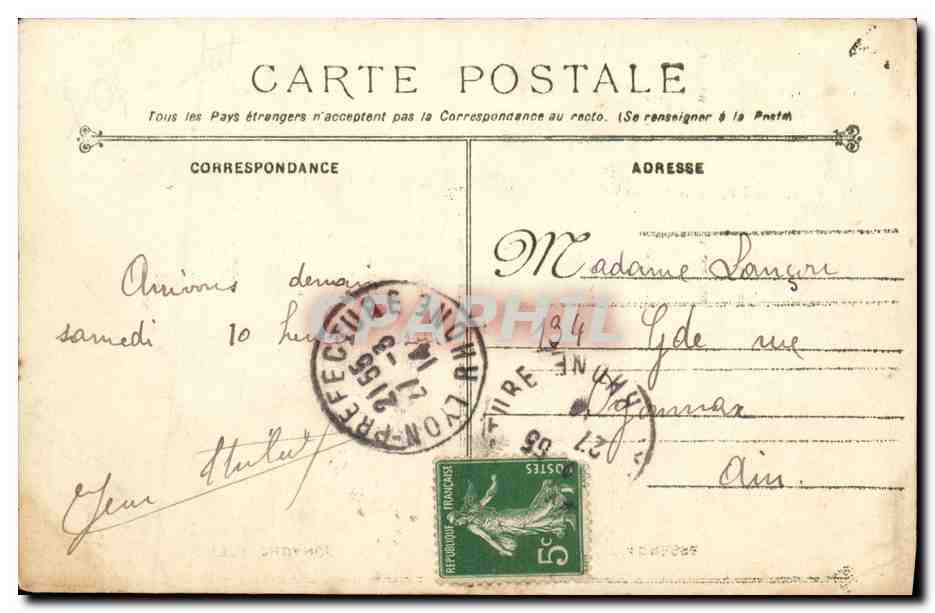 CPA Bateau Guerre Torpilleur sous marin electrique Gustave ZEde — Verso
