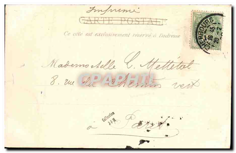 Gymnote — Bateau sous-marin — A. Rougault, Toulon-sur-Mer, n°527 — Reverso