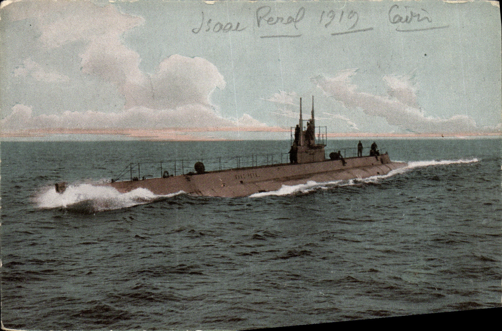 Submarine Isaac Peral — 1919 — Éditeur: C. P. T. Barcelona