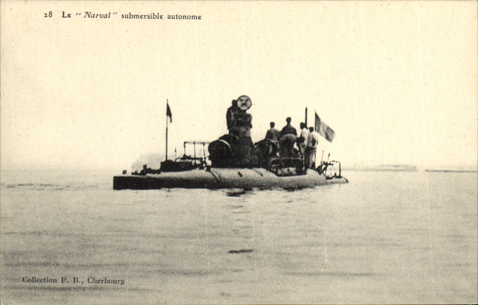 Le "Narval" submersible autonome — Collection P. B., Cherbourg