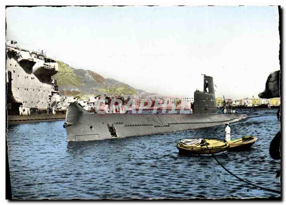CPM Bateau Guerre Sous marin Narval