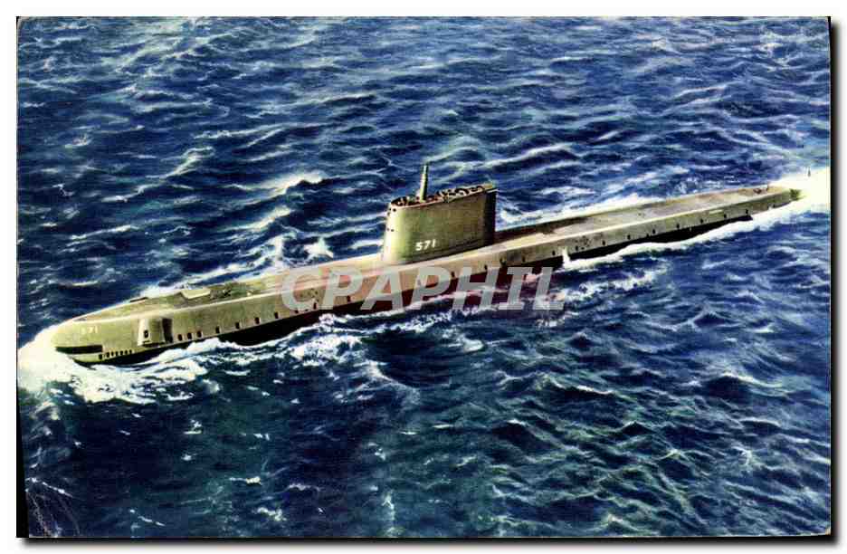 CPM Bateau Guerre sous marin Nautilus Premier sous marin atomique Nucleaire