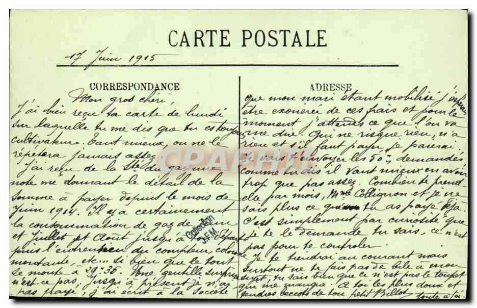 CPSM Bateau Guerre Sous marin Otarie — Verso