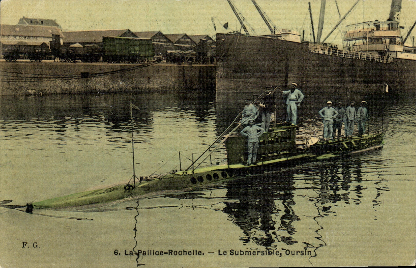 La Pallice-Rochelle — Le Submersible Oursin — F.G.