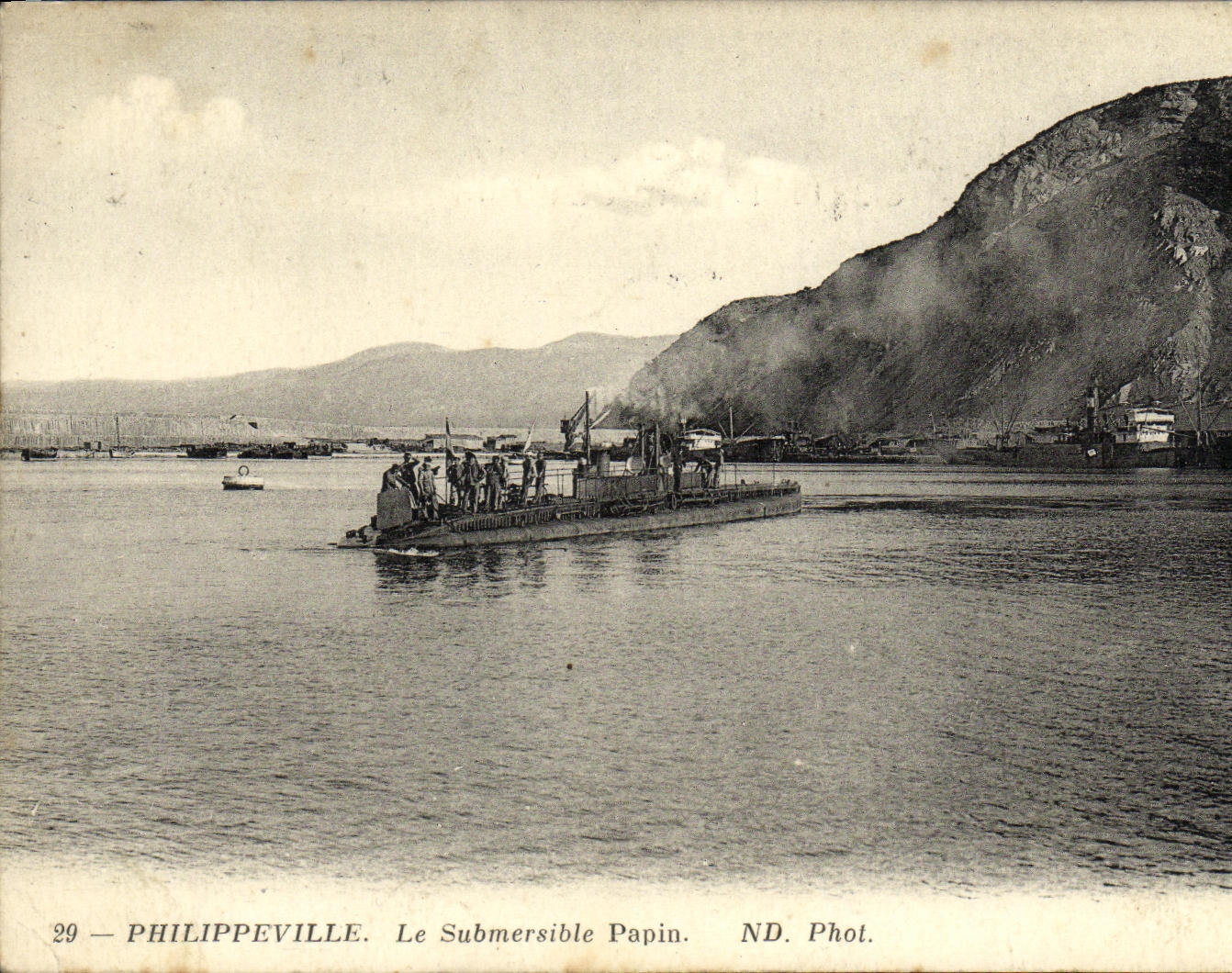 Philippeville — Le Submersible Papin — ND. Phot.