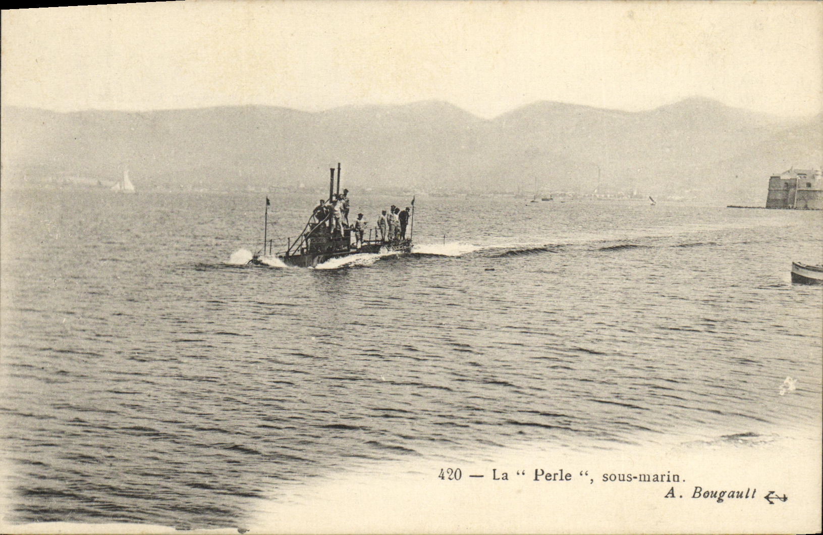 La « Perle », U-Boot — A. Bougault, n° 420