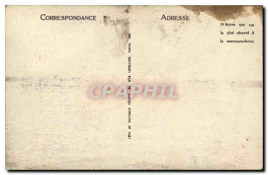 CPA Bateau Guerre Le sous marin Pierre Marrast — Verso