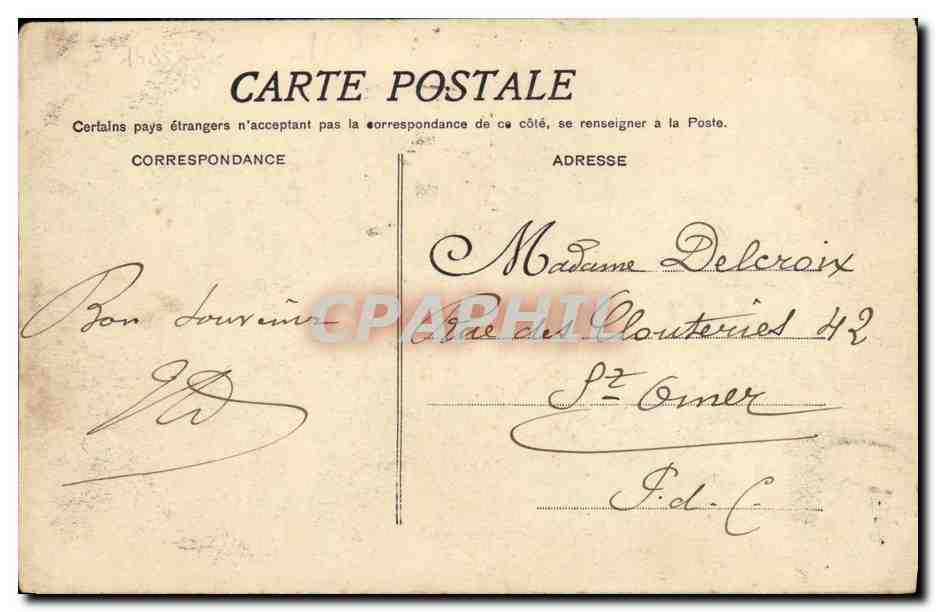 Calais — La catastrophe du "Pluviose" — édition non identifiée — Verso