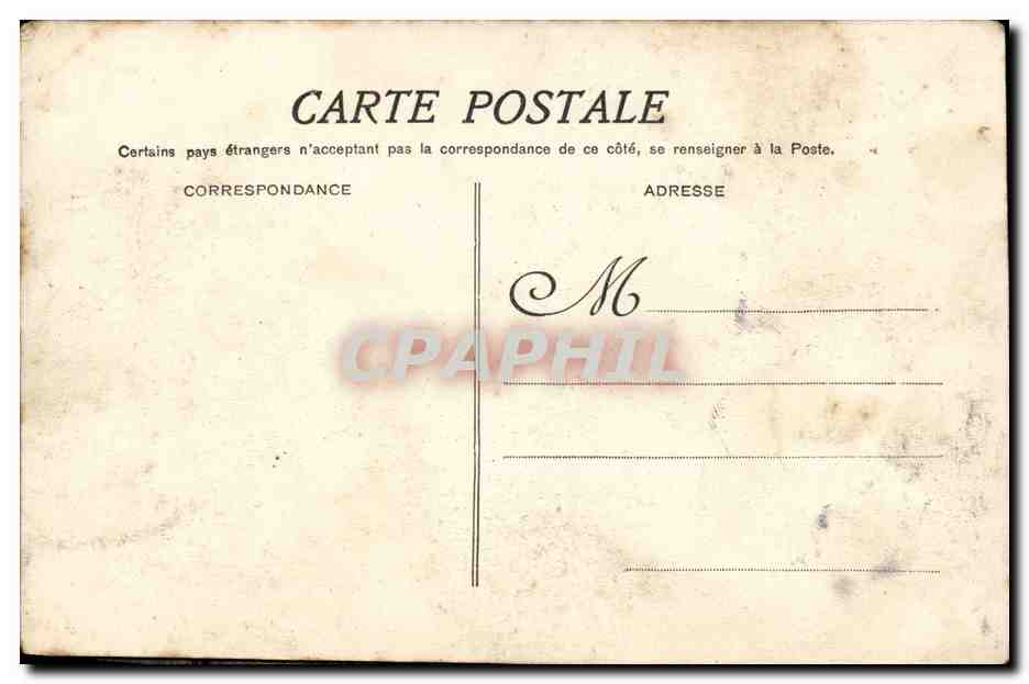 CPA Bateau Guerre Catastrophe du Pluviose Souvenir 26 mai 1910 Submersible Sous marin — Verso