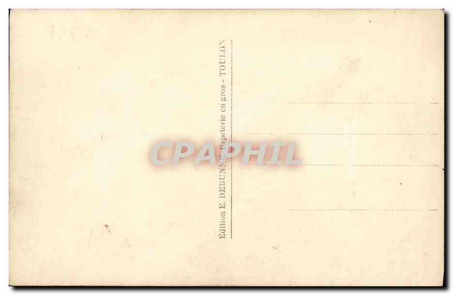 CPA Bateau Guerre Sous marin Requin  — Verso