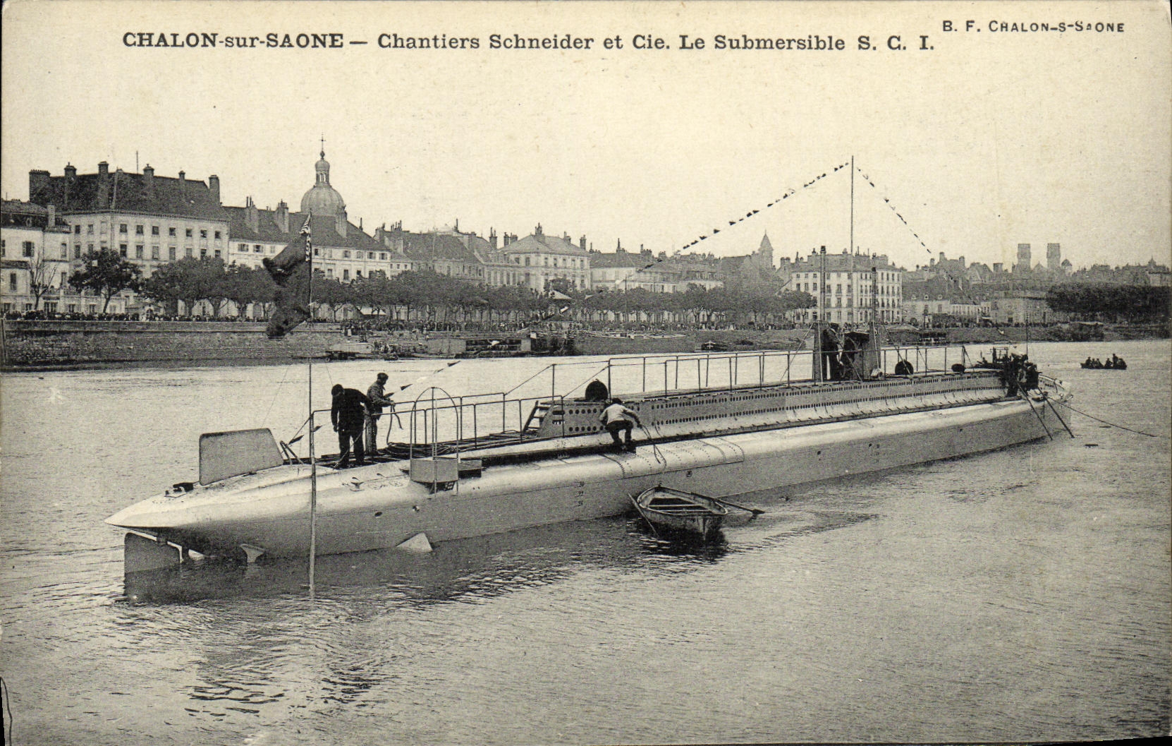 Chalon-sur-Saône — Chantiers Schneider et Cie. Le Submersible S.C.I.