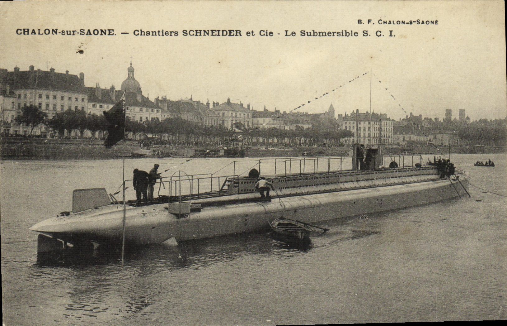 Chalon-sur-Saône — Chantiers Schneider et Cie — Le Submersible S. C. I.
