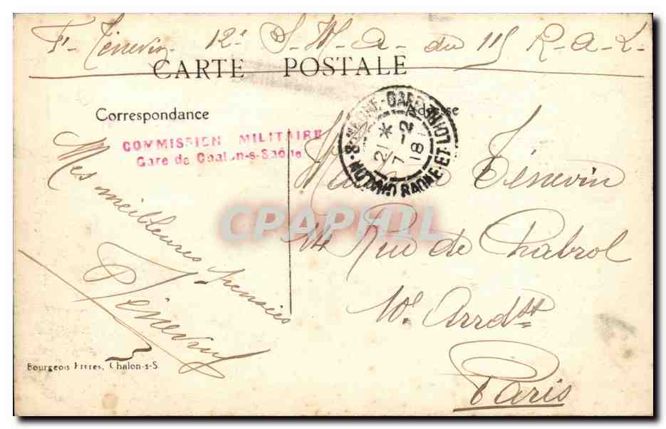 Chantiers Schneider et Cie — Le Submersible S.C. 1 à Chalon-sur-Saône — Reverso