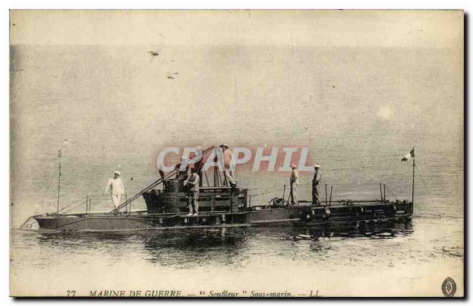 Marine de Guerre — "Souffleur" Sous-marin — L.I.
