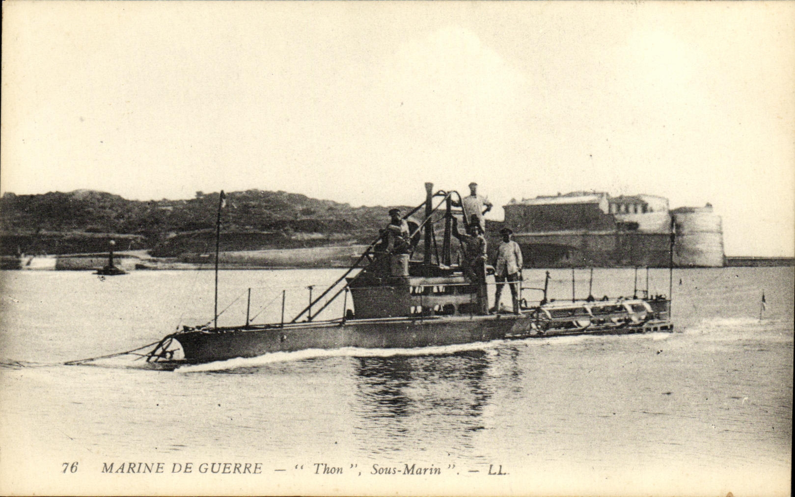 Marine de Guerre — "Thon", Sous-Marin — LL. — n°76