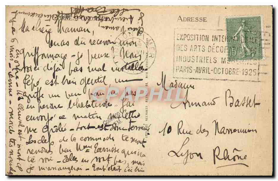 CPA Bateau Guerre Thon Sous marin — Verso