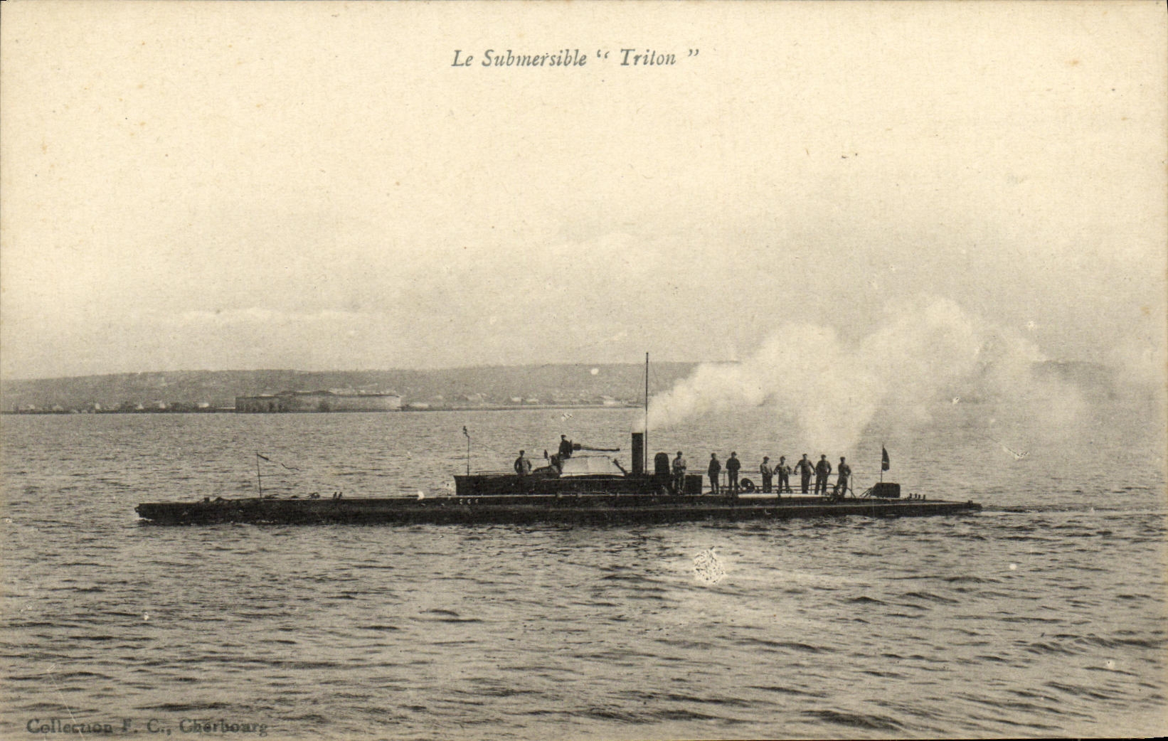 Le Submersible "Triton" — Cherbourg — Collection F.C.