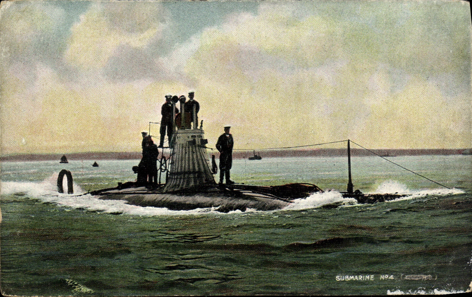 Submarine No.4 — illustration maritime — Millar & Lang Ltd, Glasgow and London
