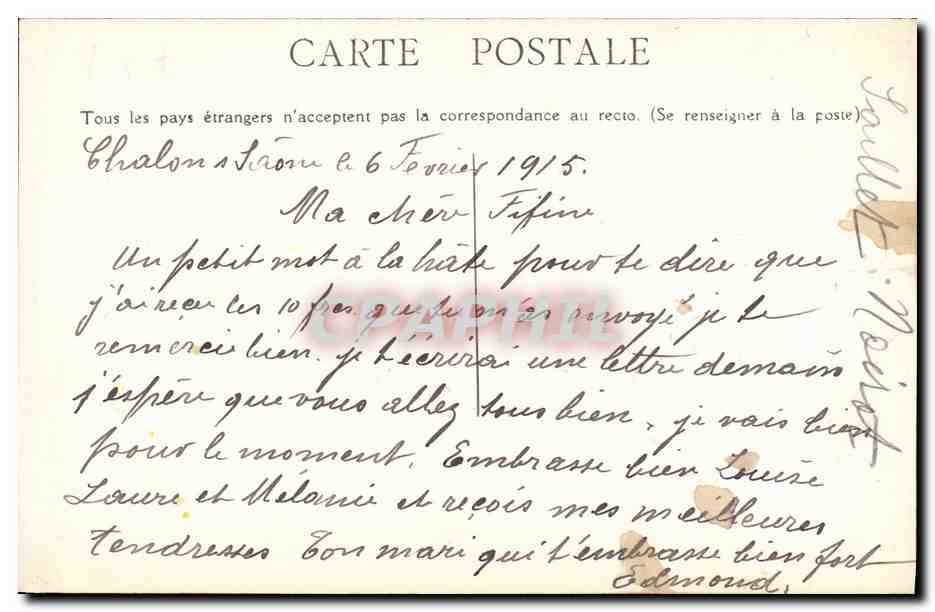 Lancio di un sottomarino per la Marina Giapponese — Etablissements SCHNEIDER et Cie, Cantiere di CHALON-s-SAONE — Edizione Bourgeois Frères, Chalon-s-S — Verso