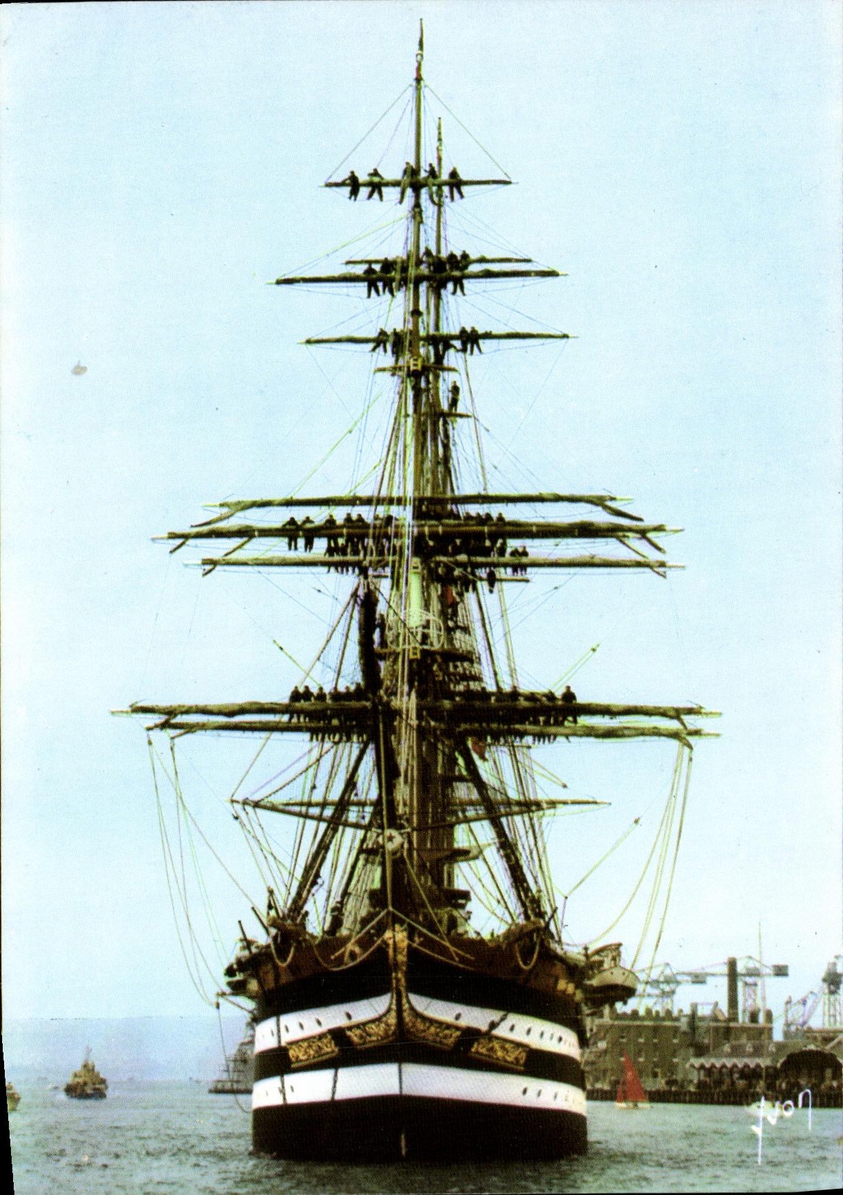 Amerigo Vespucci — Navire école italien — Éditions d'art yvon