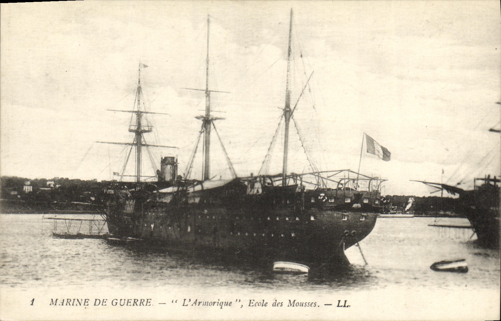 Marine de Guerre — L'Armoricque, École des Mousses — LL
