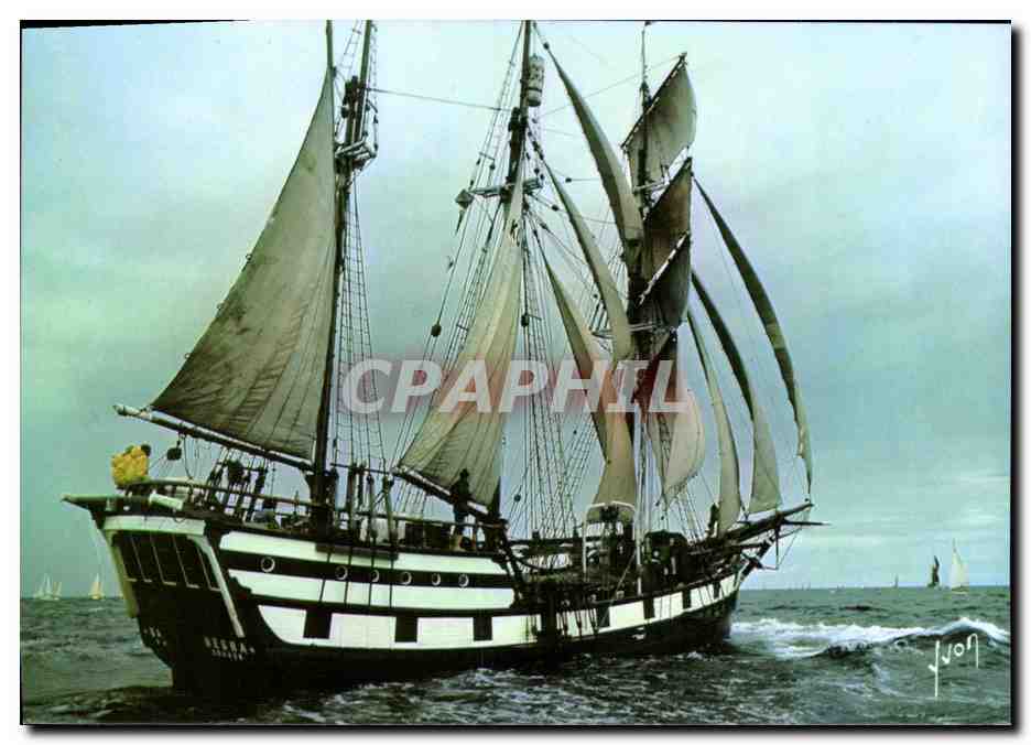 CPM Bateau Barba Negra Navire ecole canadien Canada