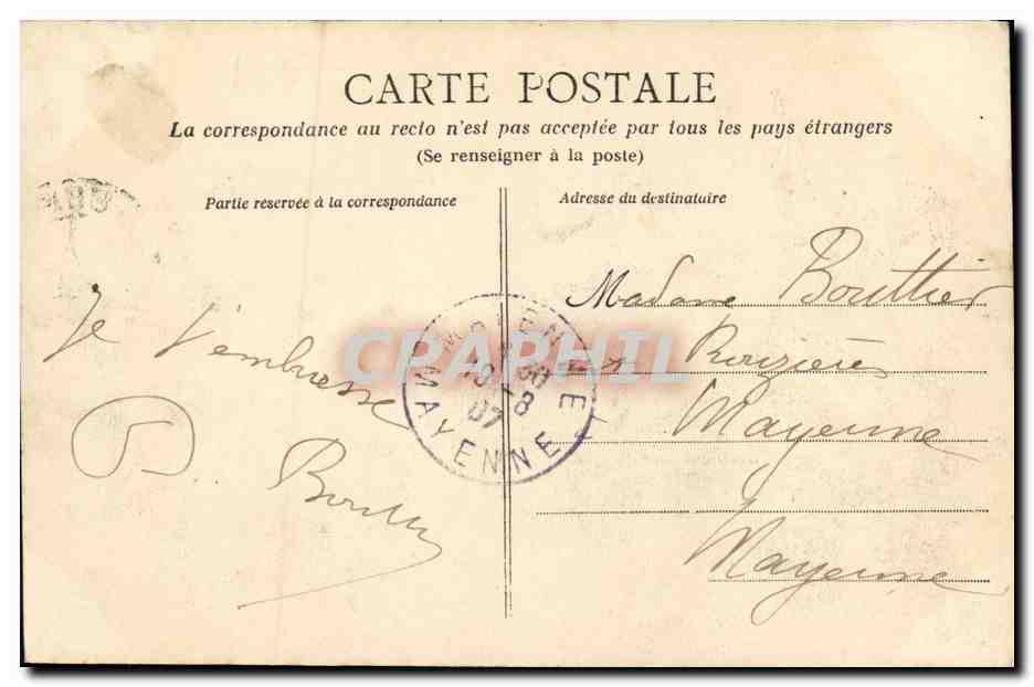 BREST — Le Borda — Éditeur Le Borda, n° 65 — Reverso