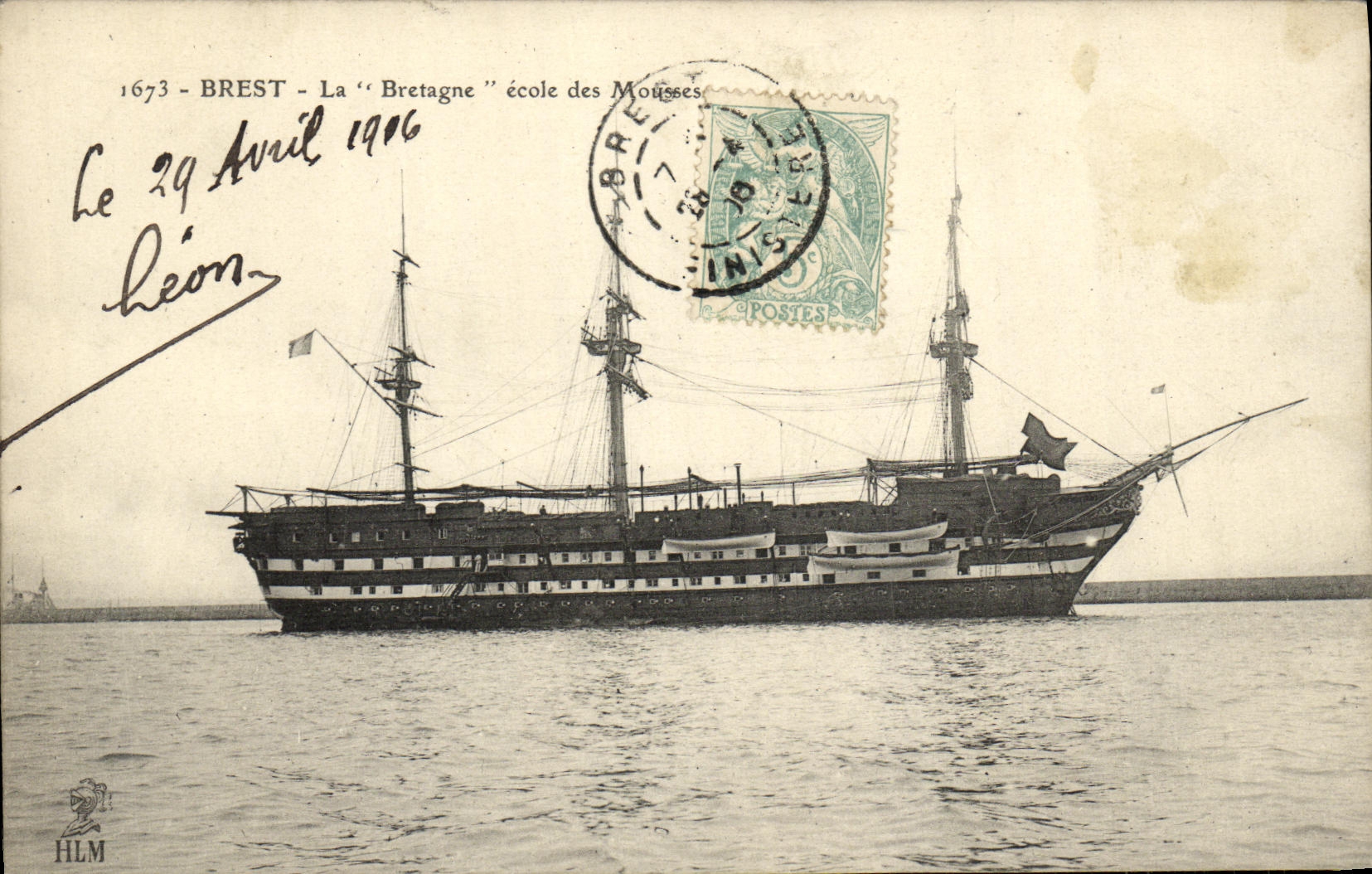 Brest - La "Bretagne" école des Mousses — HLM, n°1673