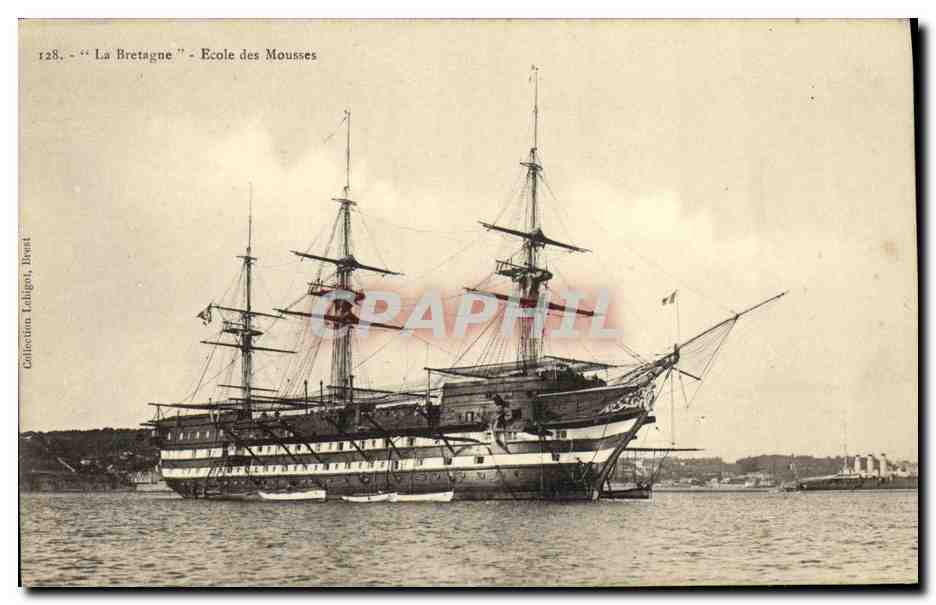 La Bretagne - Ecole des Mousses — Collections Lahigot, Brest