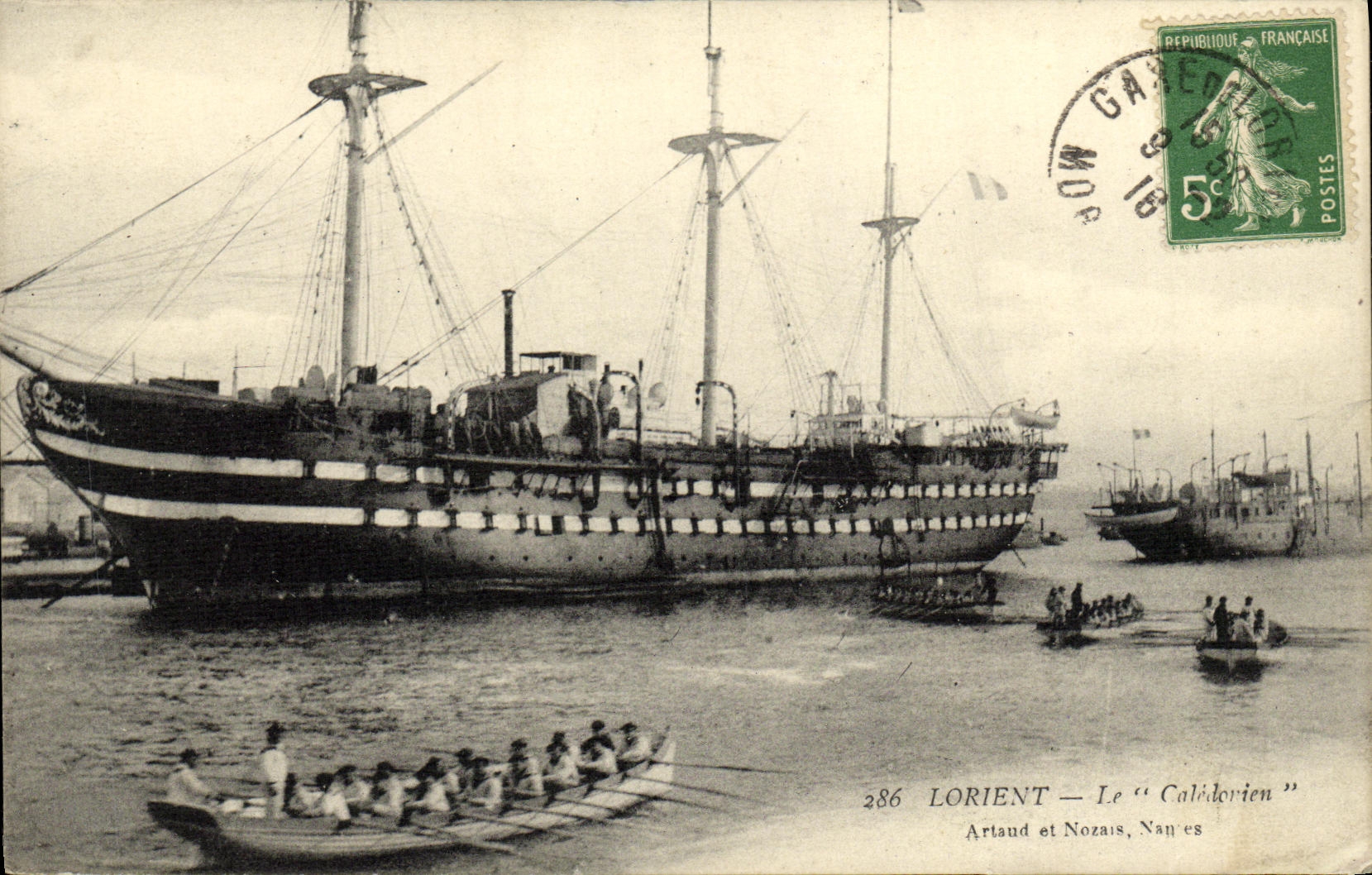 Lorient — Le "Calodérien" — Artaud et Nozaïs, Nantes