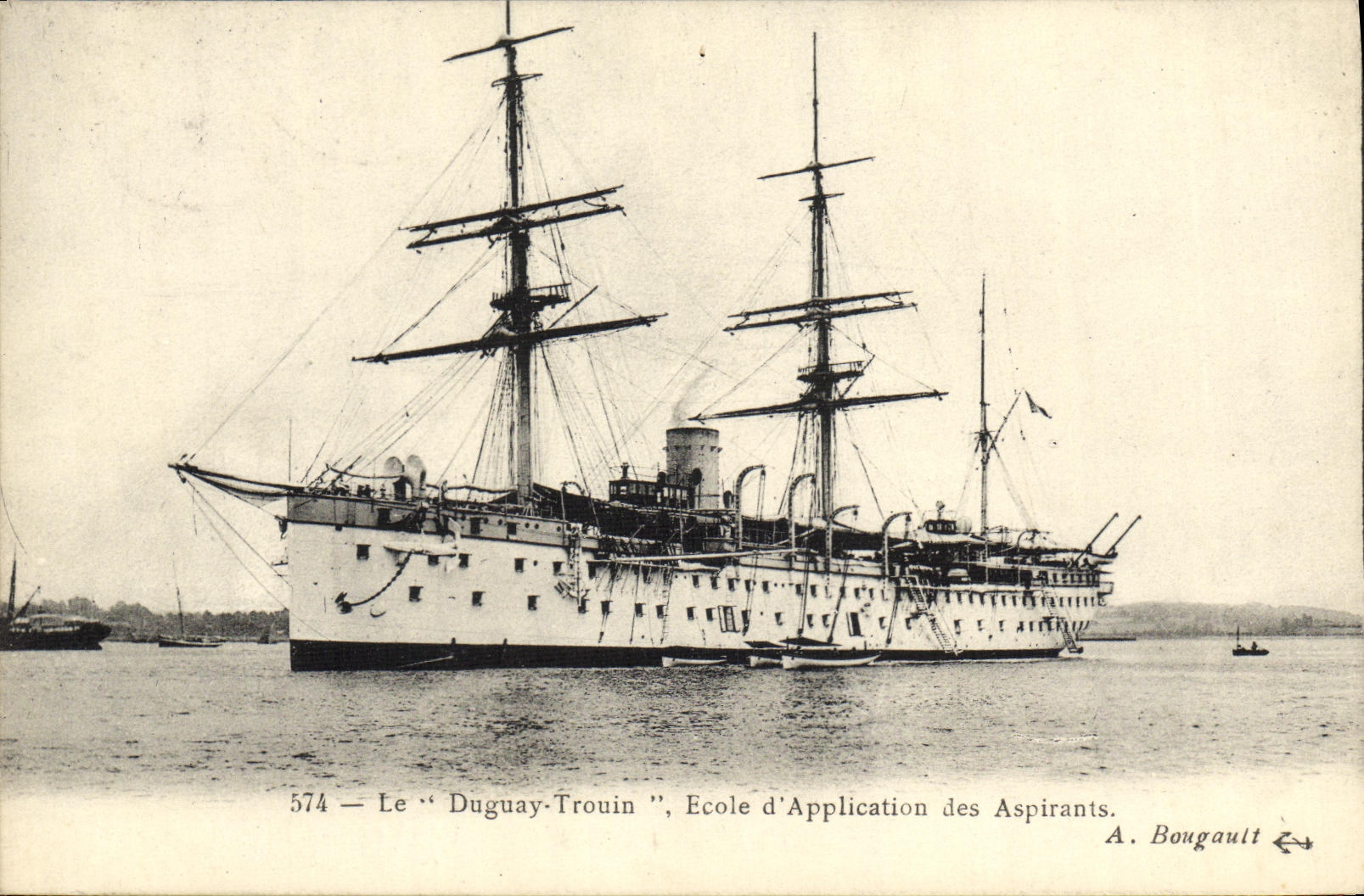 Le "Duguay-Trouin", École d'Application des Aspirants — A. Bougault, n° 574