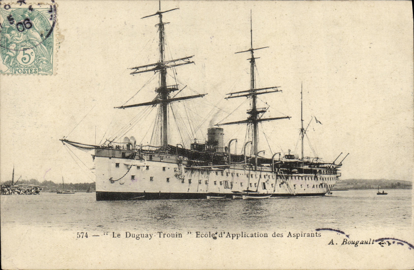 Le Duguy-Trouin — Schule für Aspiranten — A. Bougault n°574