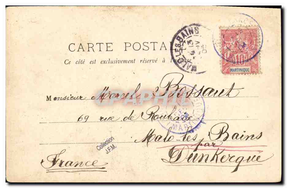Le Duguy-Trouin — École d'Application des Aspirants — Folk de France n° 574 — Verso