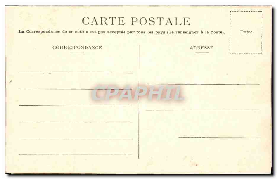 CPA Bateau Guerre Duguay Trouin Campagne 1905 1906 Rochefort La traversee de l arsenal — Verso