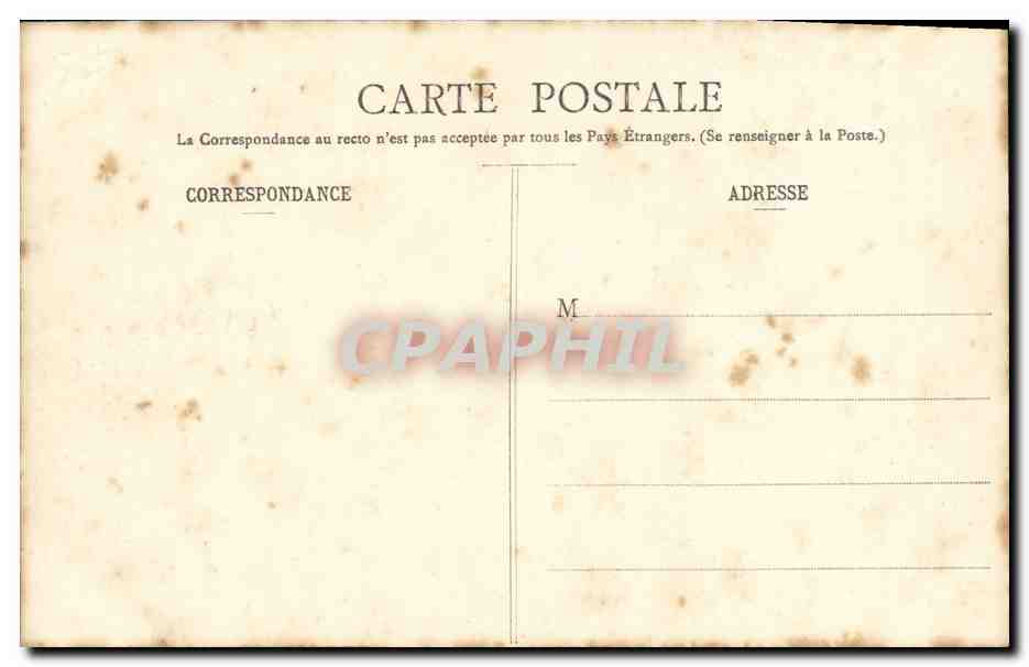 Le Duguy-Trouin — Vaisseau école des Officiers — Collection H. Laurent, Port-Louis — Achterkant