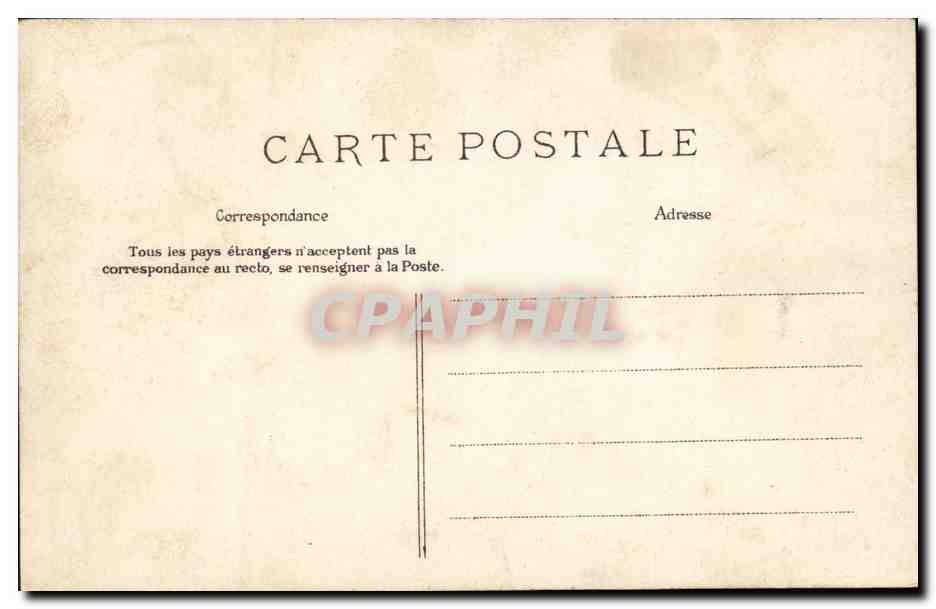 CPA Bateau Guerre Le Havre le Duguay Trouin Batiment ecole  — Verso