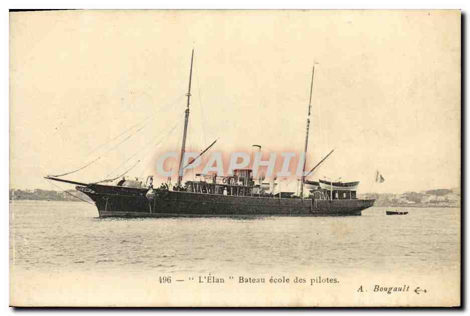 L'Élan — Bateau école des pilotes — A. Bougault n°496