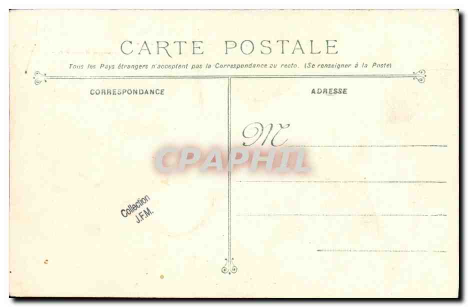 CPA Bateau Heroine quittant Toulon a a voile  — Verso